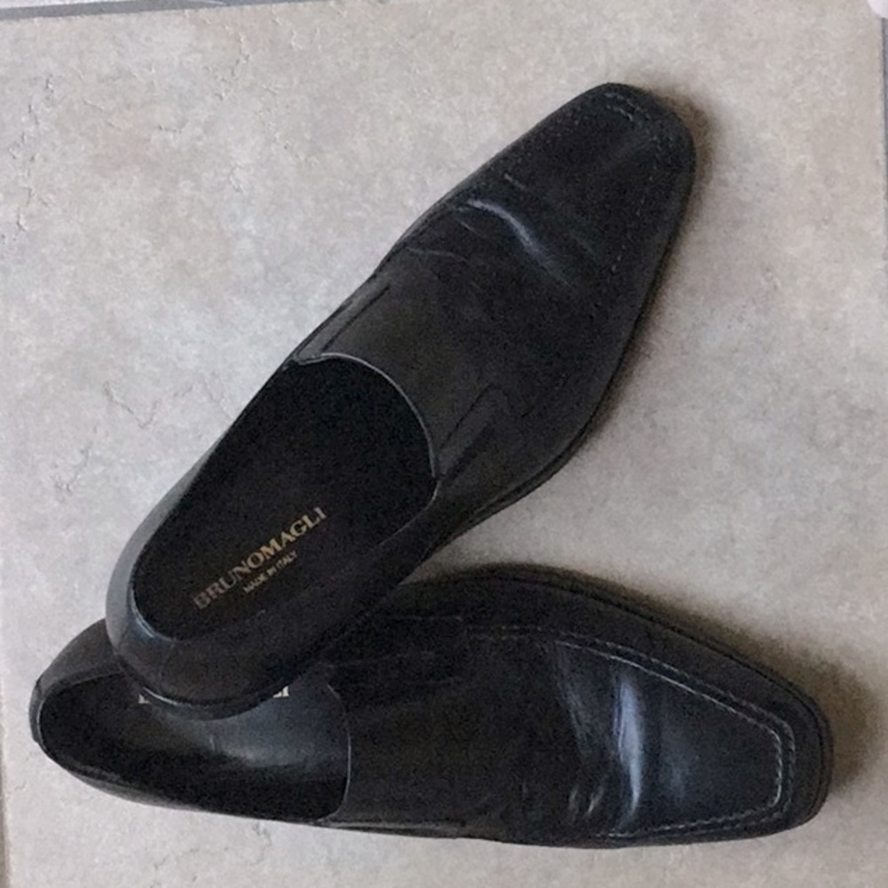 Bruno Magli Raging Leather Slip On.mens size 12.